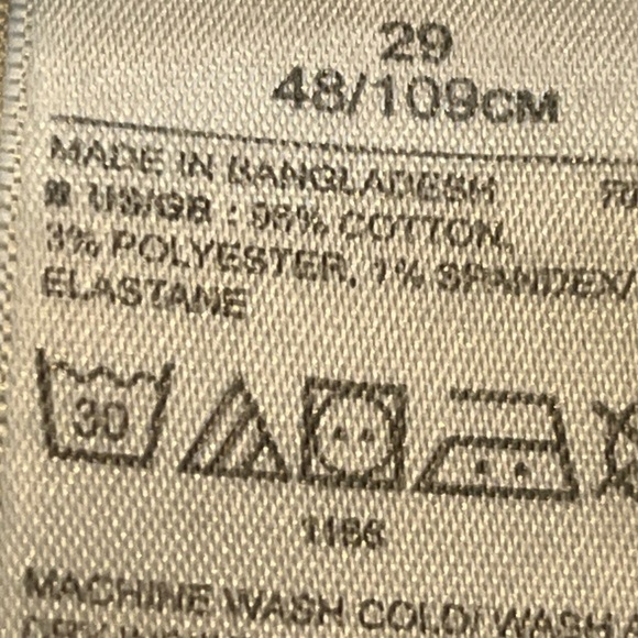 BANANA Republic High Rise Straight Leg Jeans Size 29 Medium Wash Ankle Length - Picture 7 of 10